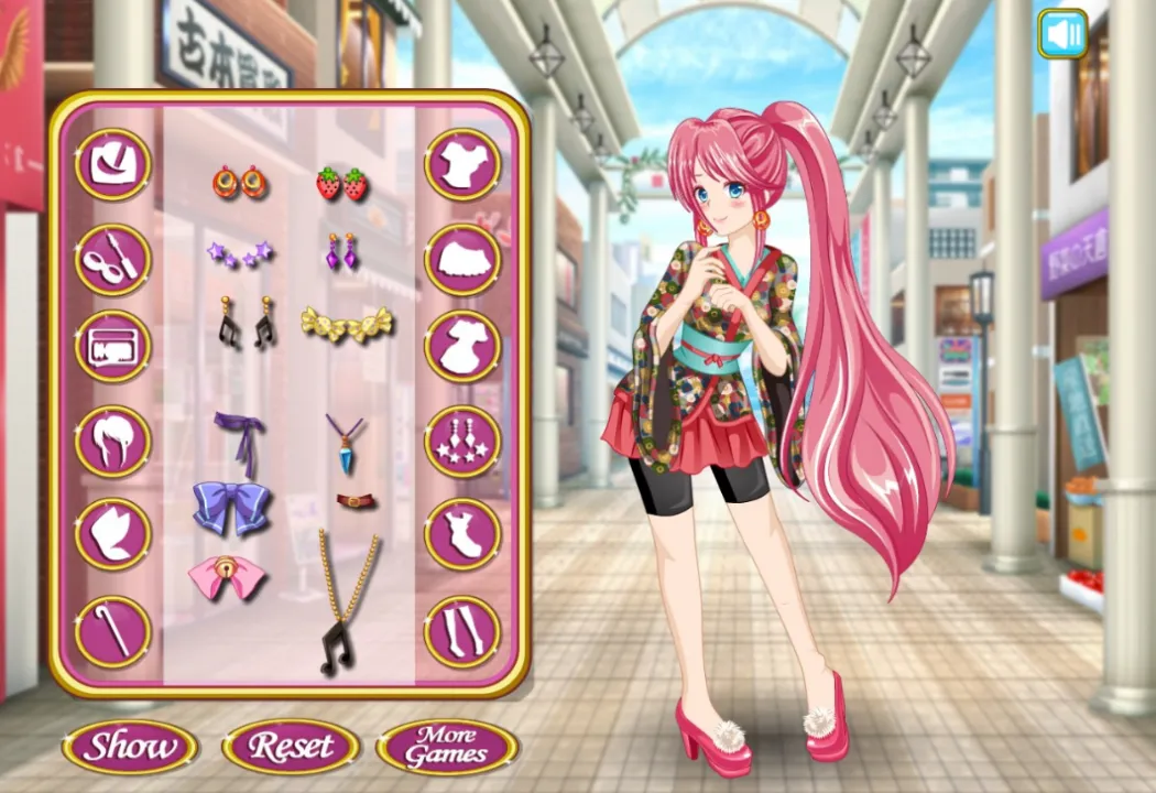 Anime Girls Dress up Games | Indus Appstore | Screenshot