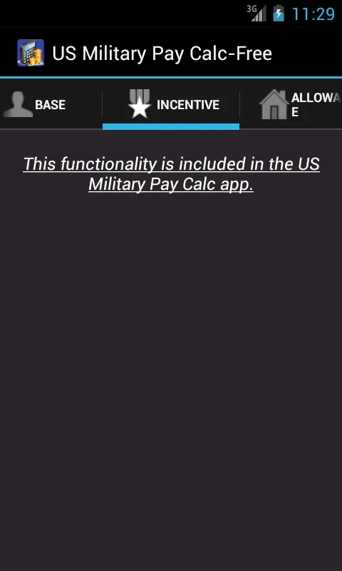 US Military Pay Calc | Indus Appstore | Screenshot