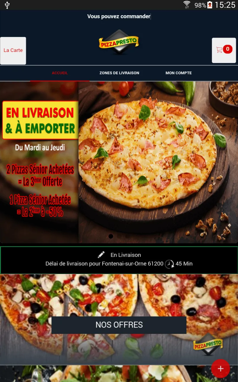 Pizza Presto Argentan | Indus Appstore | Screenshot