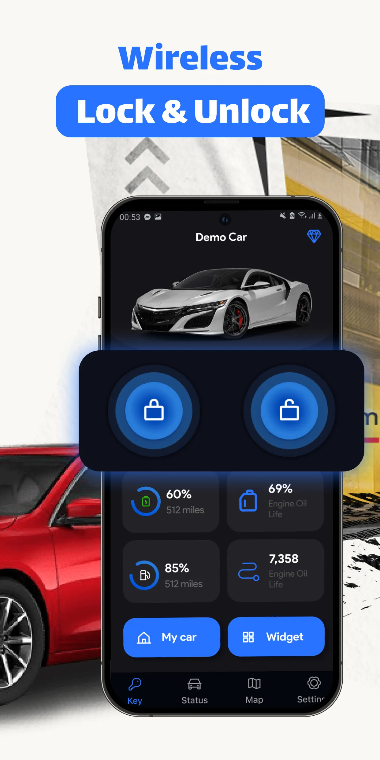 Car Key: Smart Car Remote Lock | Indus Appstore | Screenshot