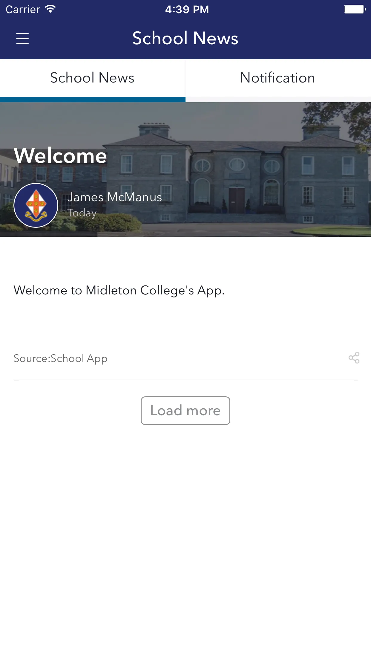 Midleton College | Indus Appstore | Screenshot