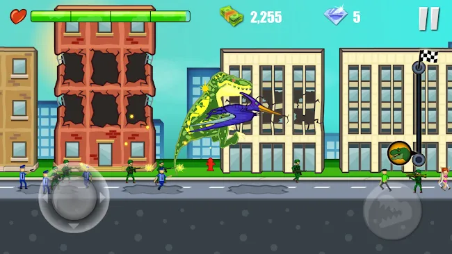 Jurassic Dinosaur City Rampage | Indus Appstore | Screenshot