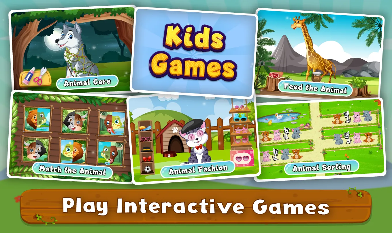 Kids Animal Sounds & Games | Indus Appstore | Screenshot