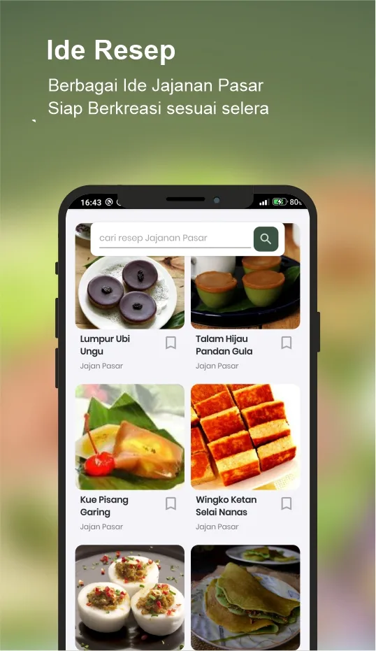 resep jajanan pasar lengkap | Indus Appstore | Screenshot