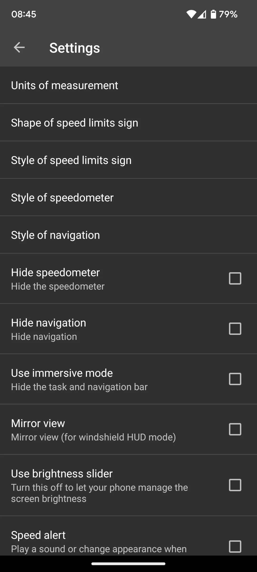 HUD Speed limits and alerts | Indus Appstore | Screenshot