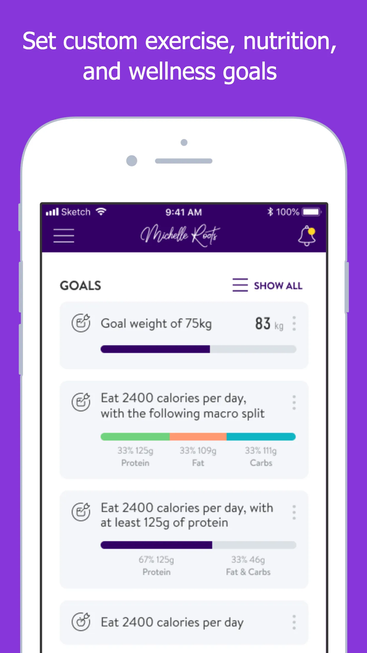 Michelle Roots Fitness App | Indus Appstore | Screenshot