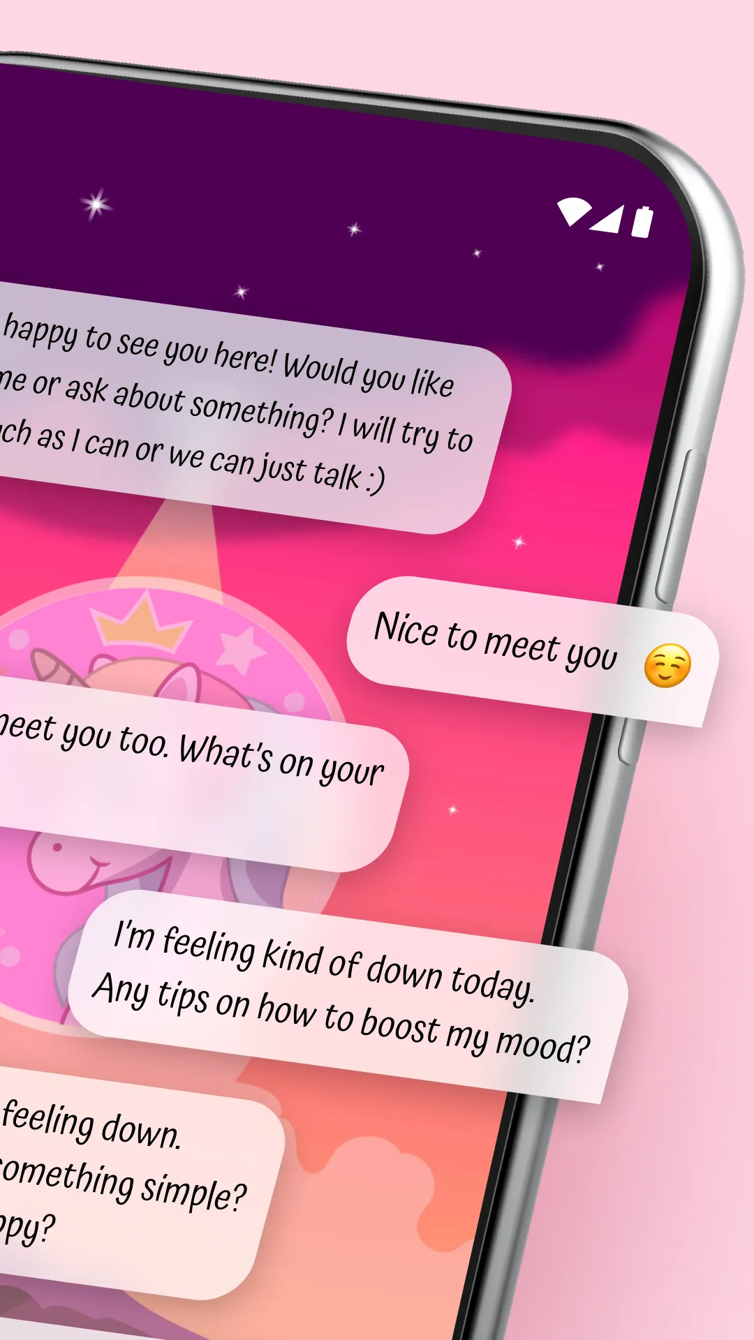 Talking Unicorn - Virtual Chat | Indus Appstore | Screenshot