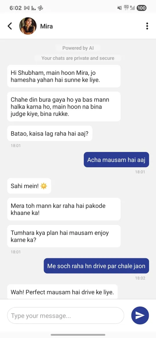 Kavana - talk to AI Characters | Indus Appstore | Screenshot