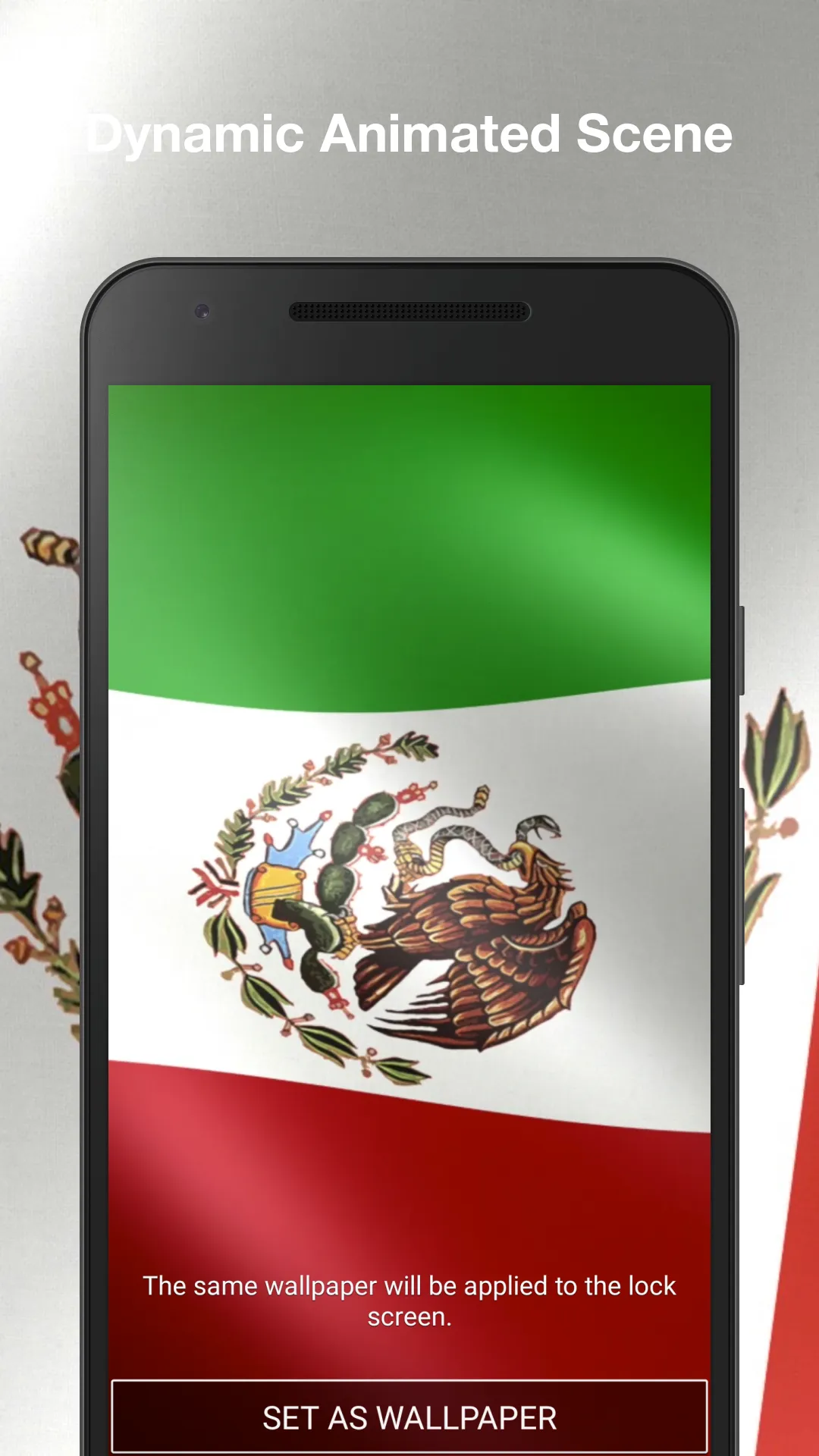 3d Mexico Flag Live Wallpaper | Indus Appstore | Screenshot