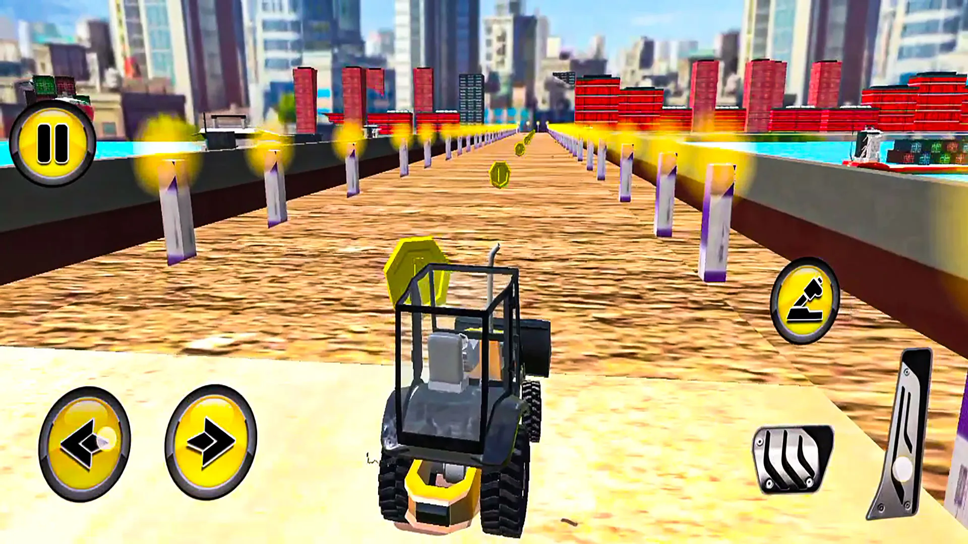 JCB Backhoe Loader Driving | Indus Appstore | Screenshot