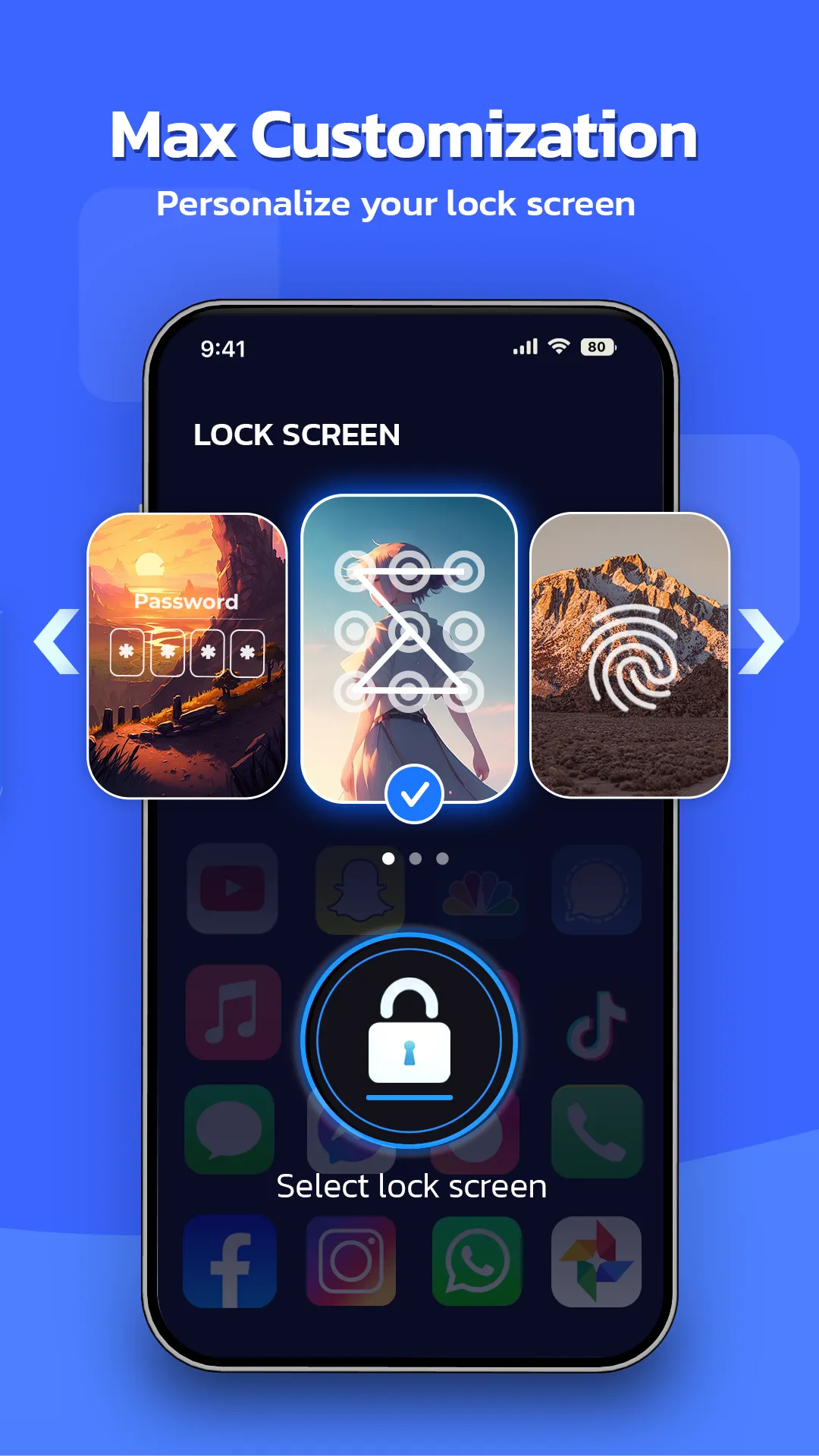 AppLock - Fingerprint Lock | Indus Appstore | Screenshot