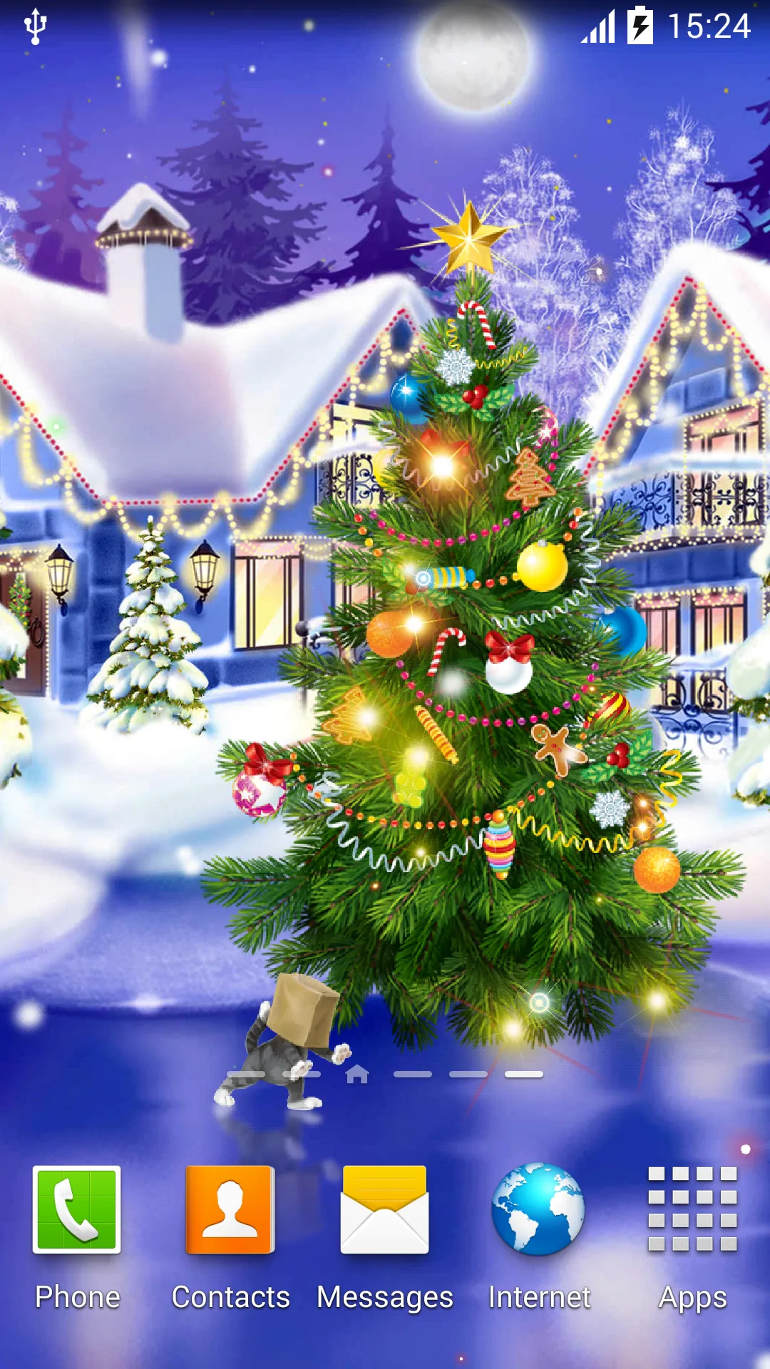 Christmas Rink Live Wallpaper | Indus Appstore | Screenshot