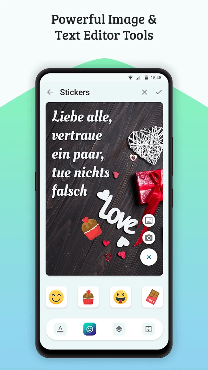 Write German Text on photo | Indus Appstore | Screenshot