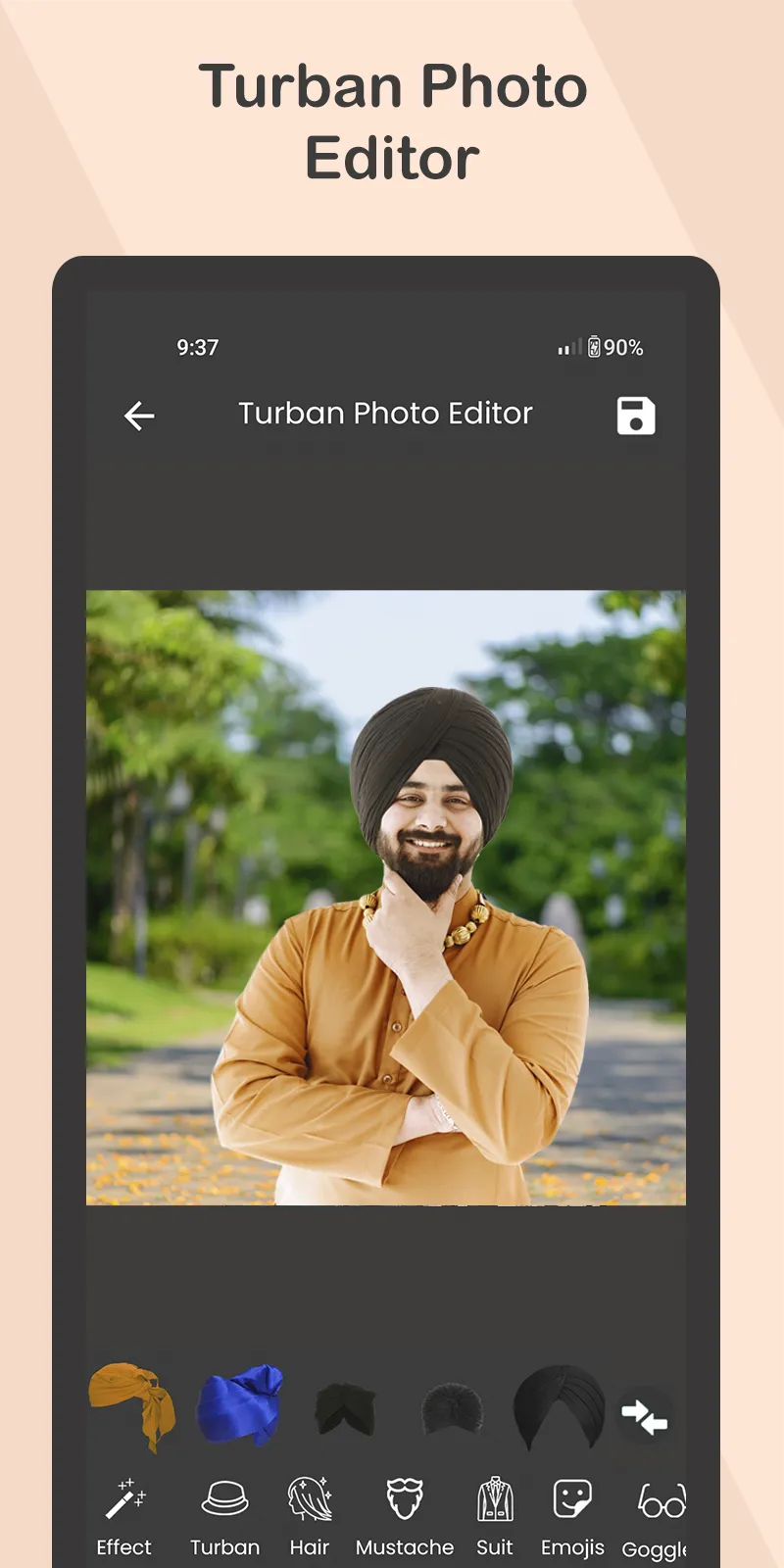 Turban Photo Editor | Indus Appstore | Screenshot