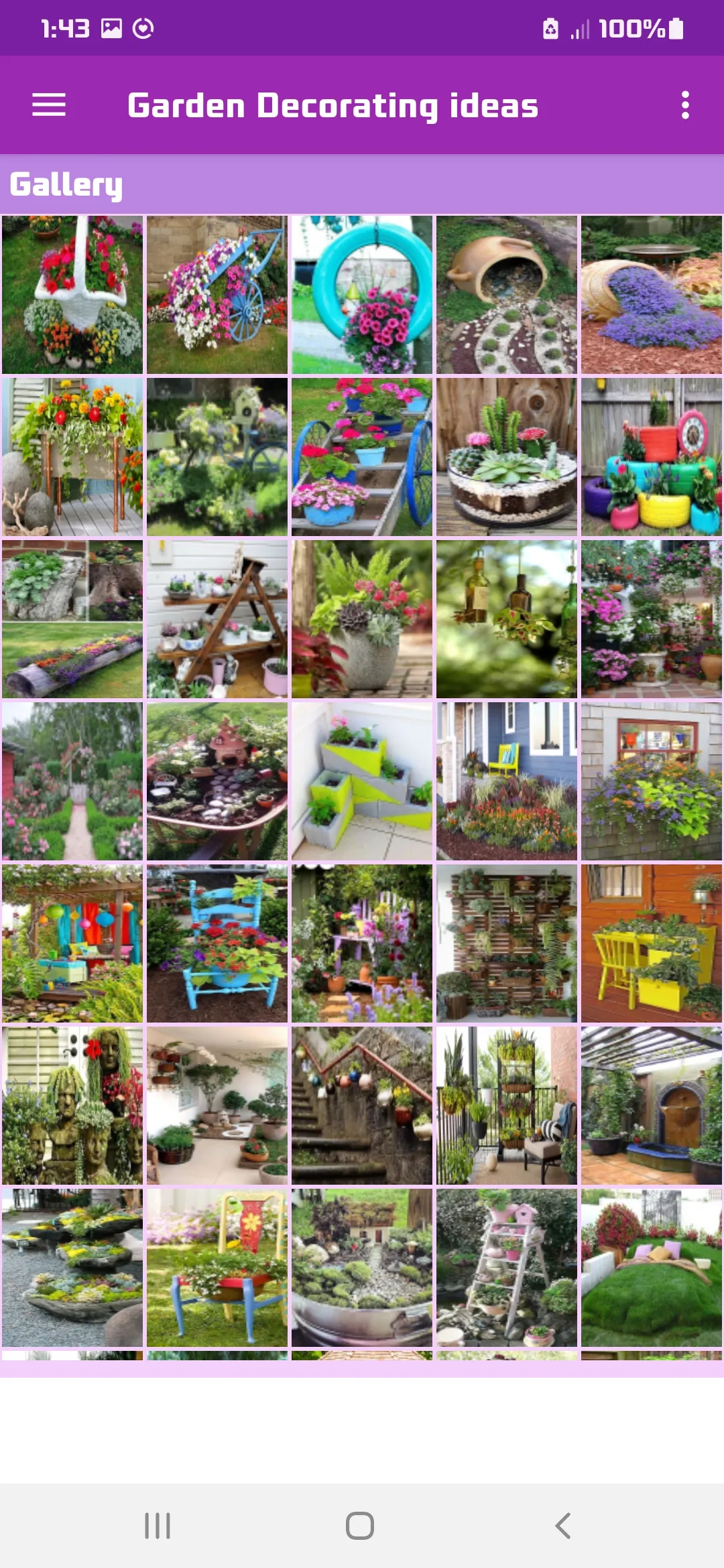 Garden Decorating Idea Gallery | Indus Appstore | Screenshot