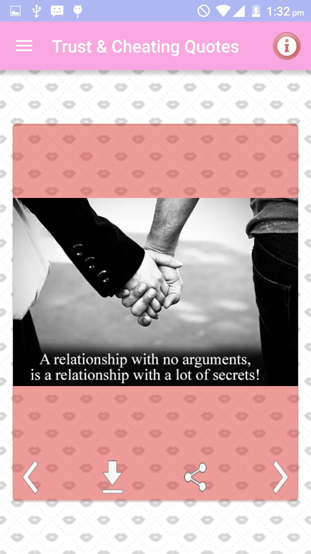 Trust & Cheating Quotes Images | Indus Appstore | Screenshot