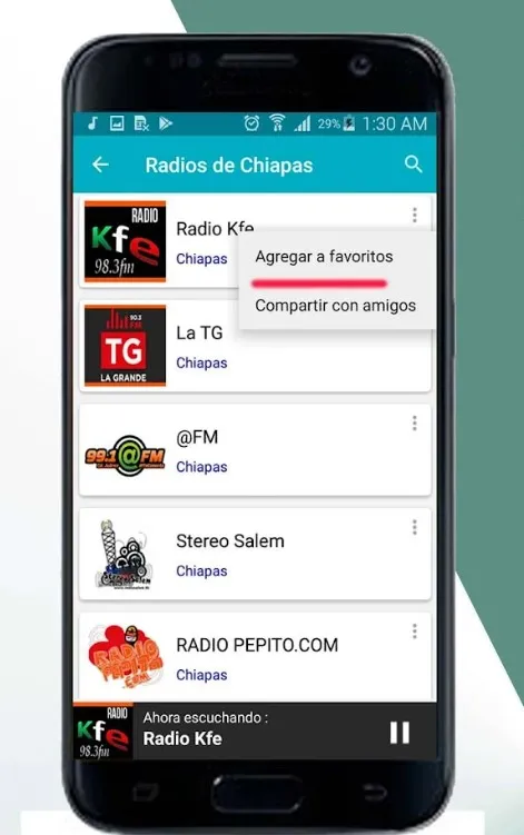 Radios de Chiapas | Indus Appstore | Screenshot