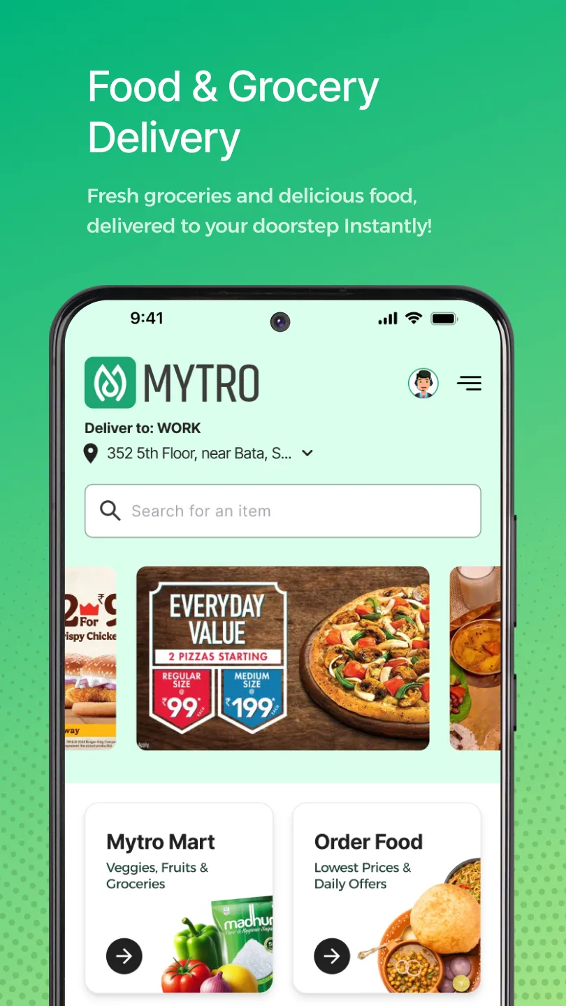 Mytro: Food & Grocery Delivery | Indus Appstore | Screenshot