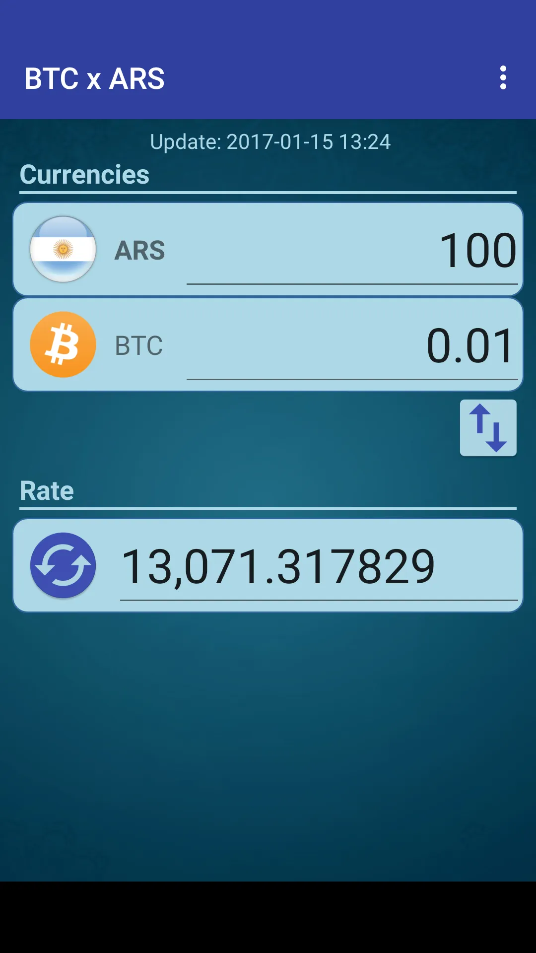 Bitcoin x Argentine Peso | Indus Appstore | Screenshot