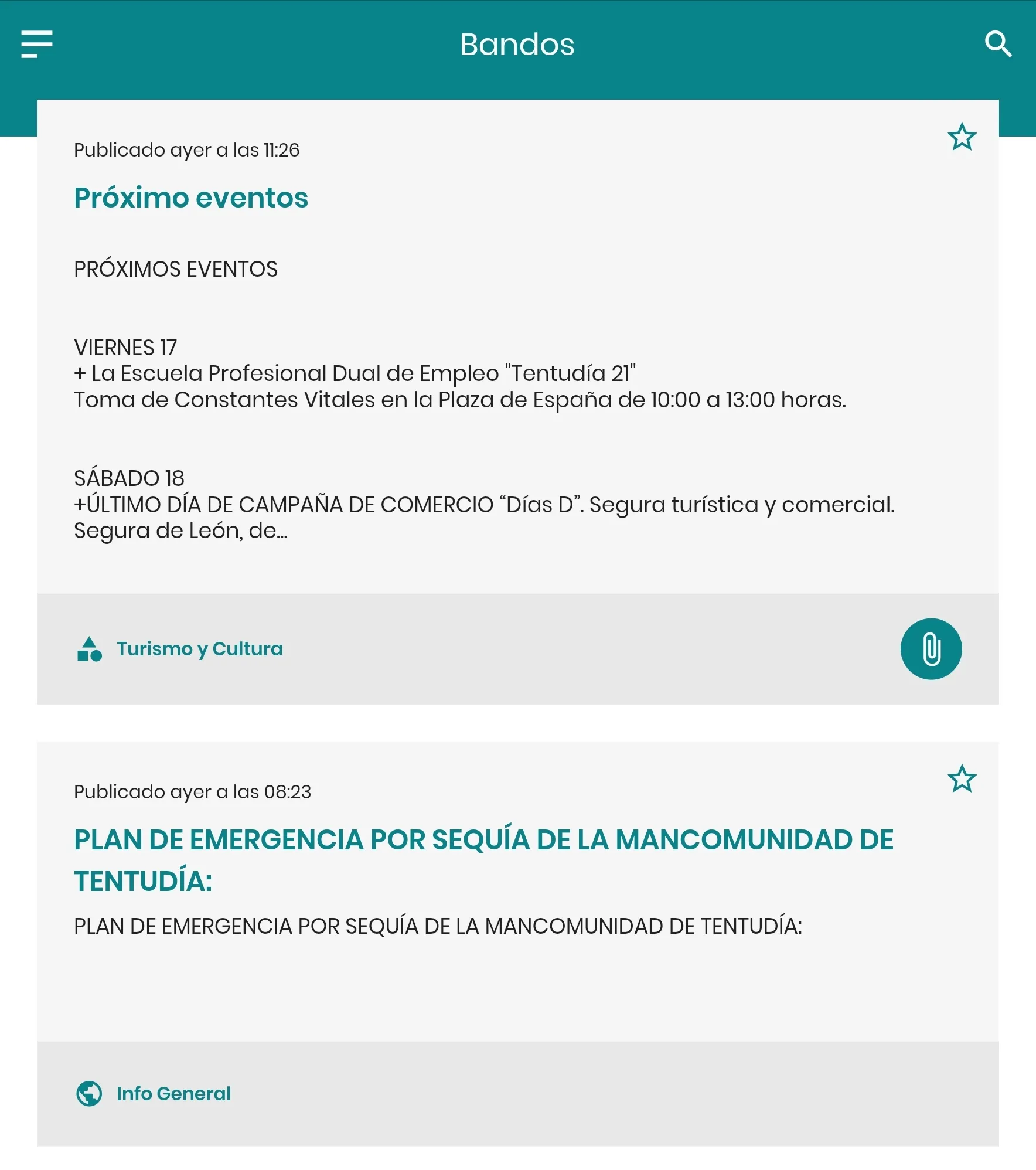 Segura de León Informa | Indus Appstore | Screenshot