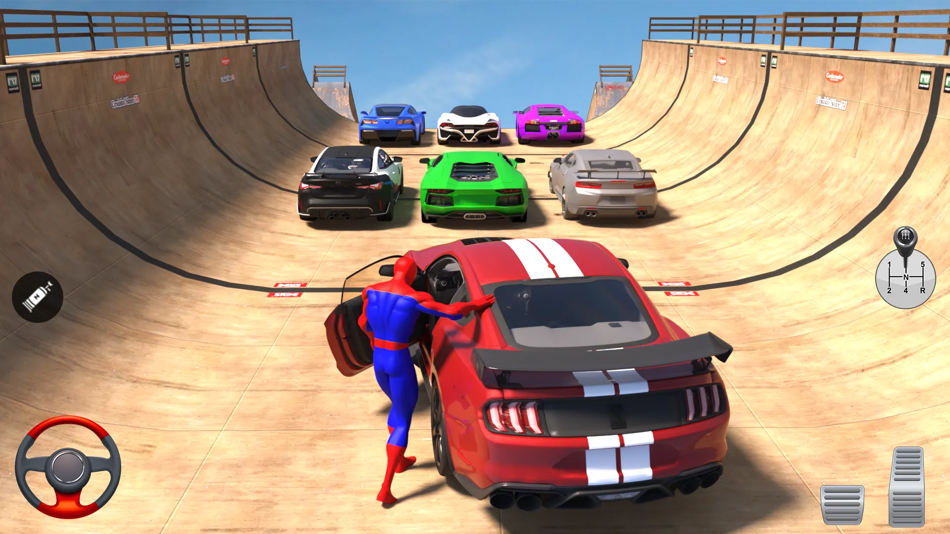 Superhero Car: Mega Ramp Games | Indus Appstore | Screenshot