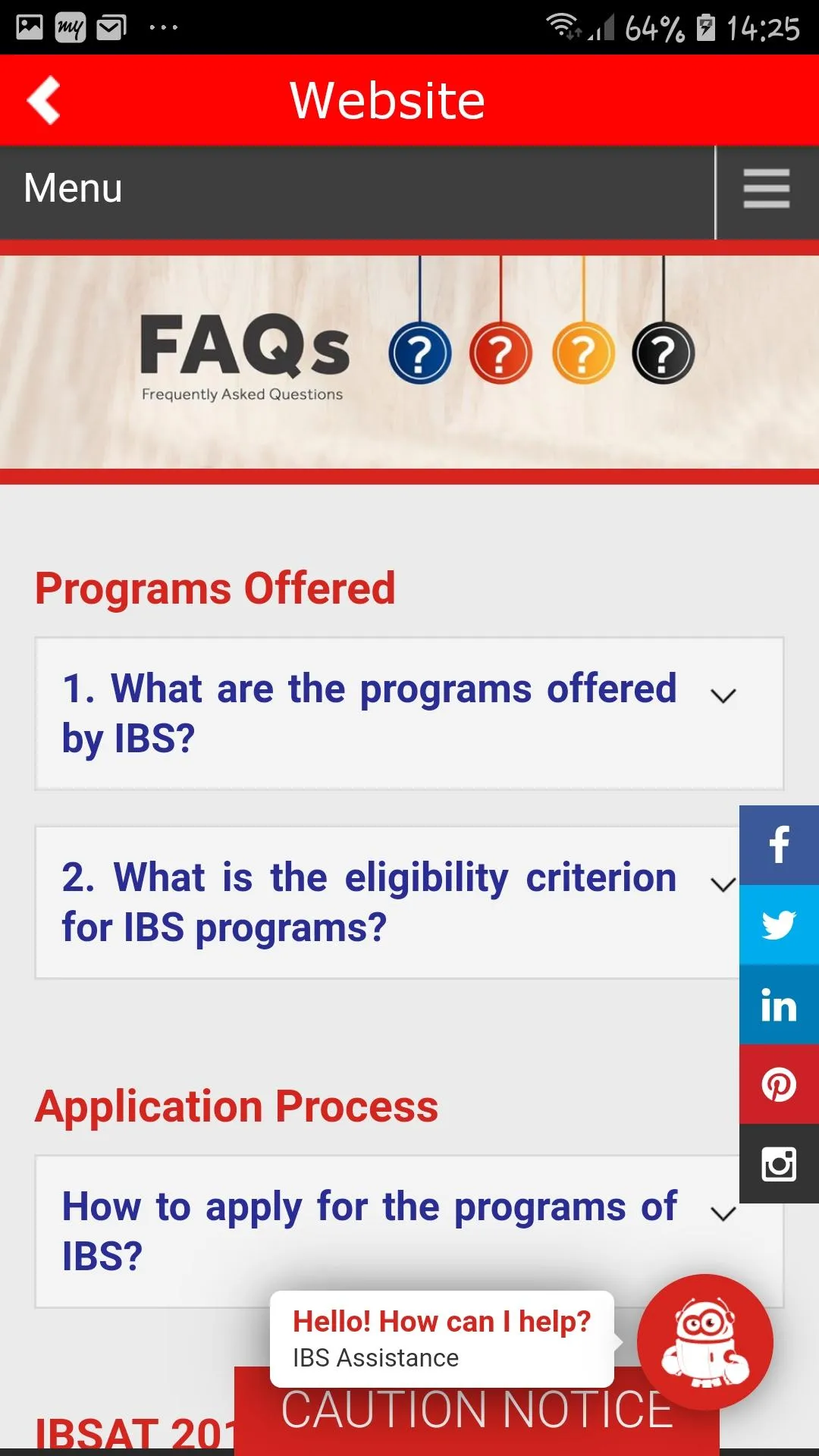 ICFAI Business School | Indus Appstore | Screenshot