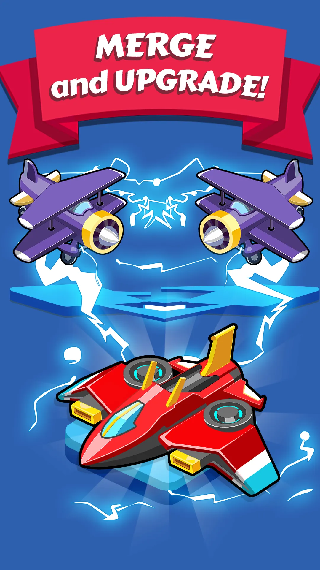 Merge Planes Idle Plane Game | Indus Appstore | Screenshot