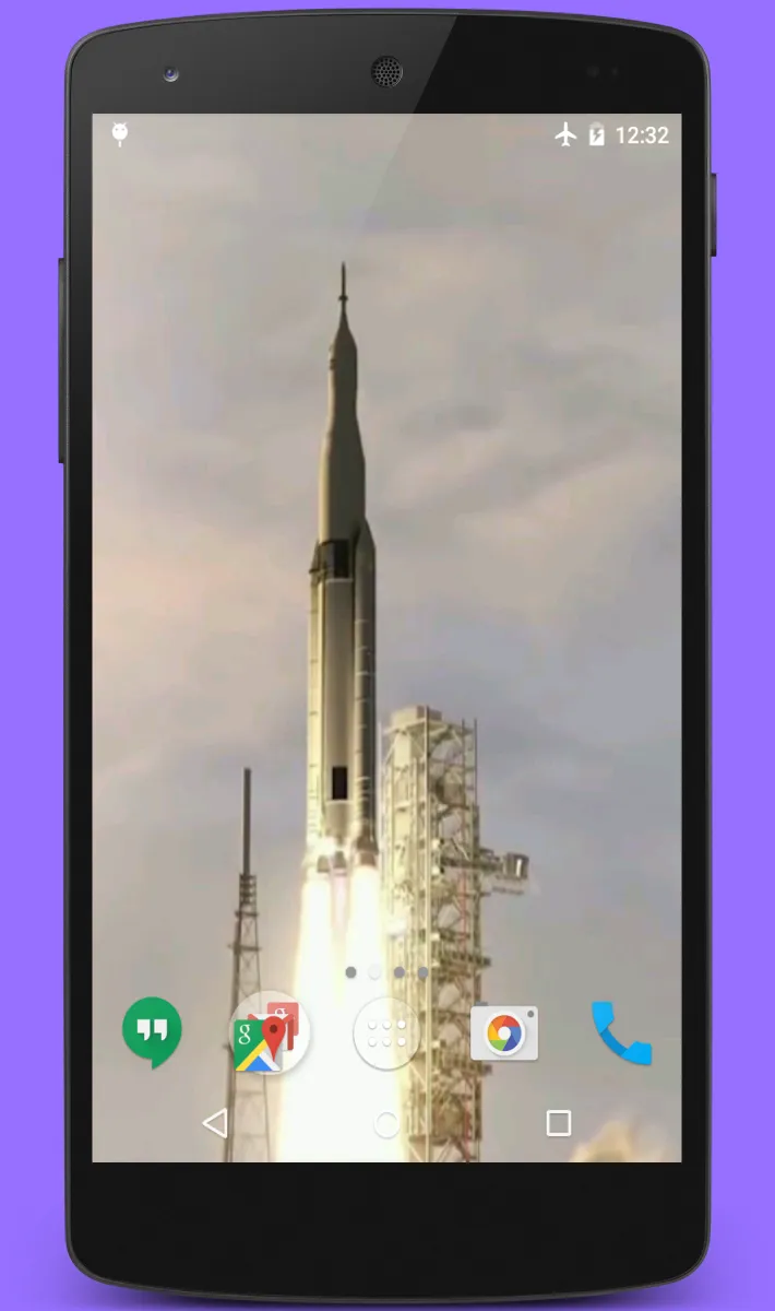 Space Rocket Video Wallpaper | Indus Appstore | Screenshot