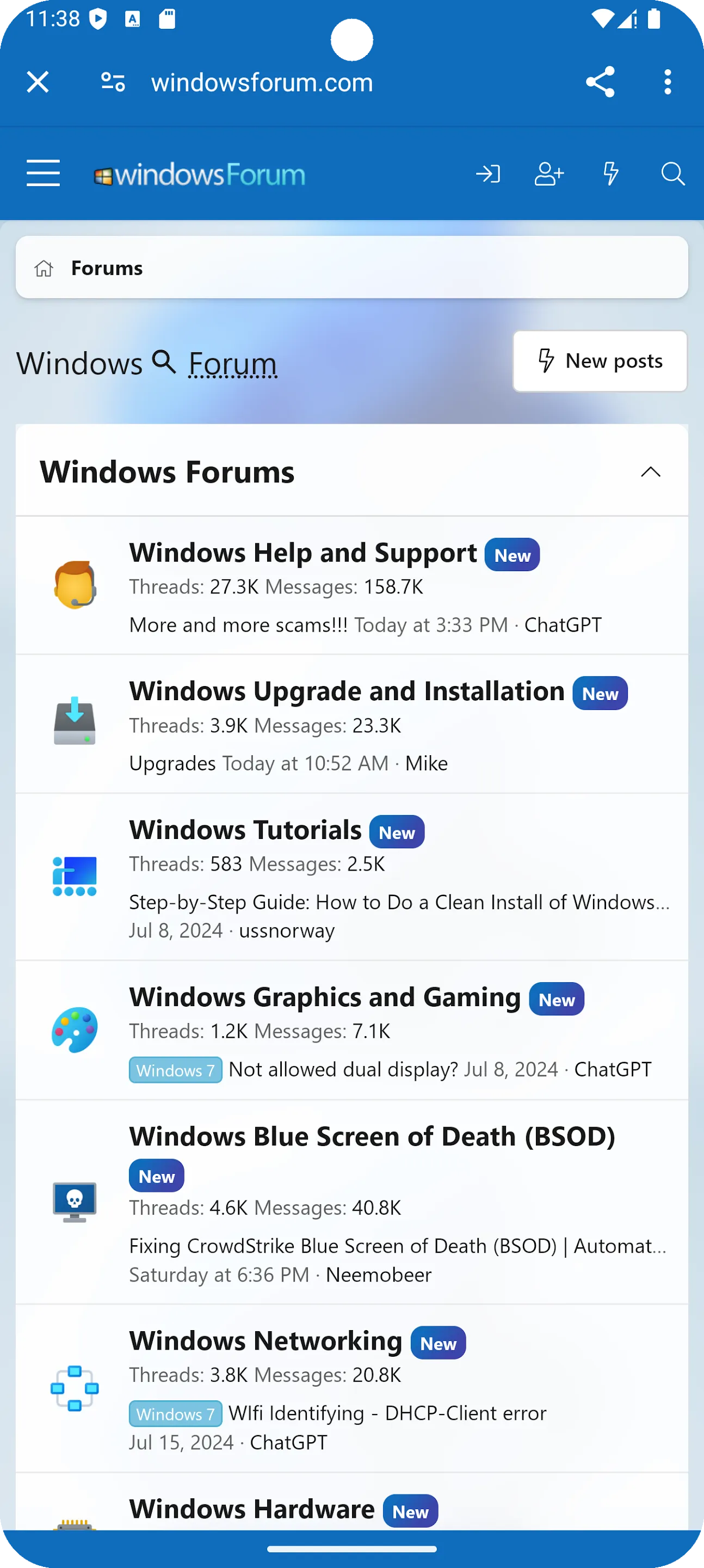 Windows Forums | Indus Appstore | Screenshot