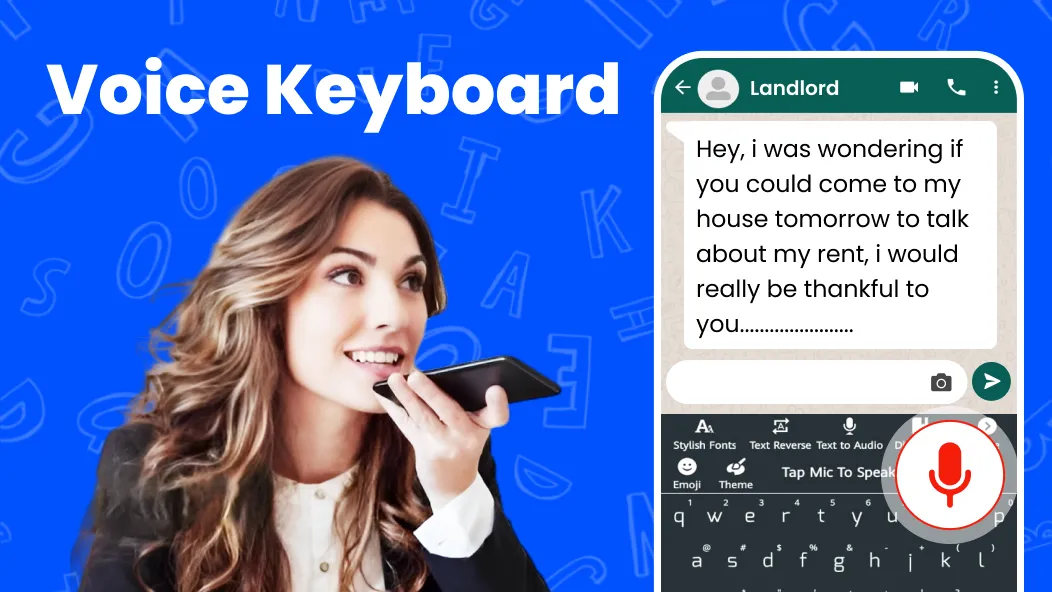 Easy English Voice Keyboard | Indus Appstore | Screenshot