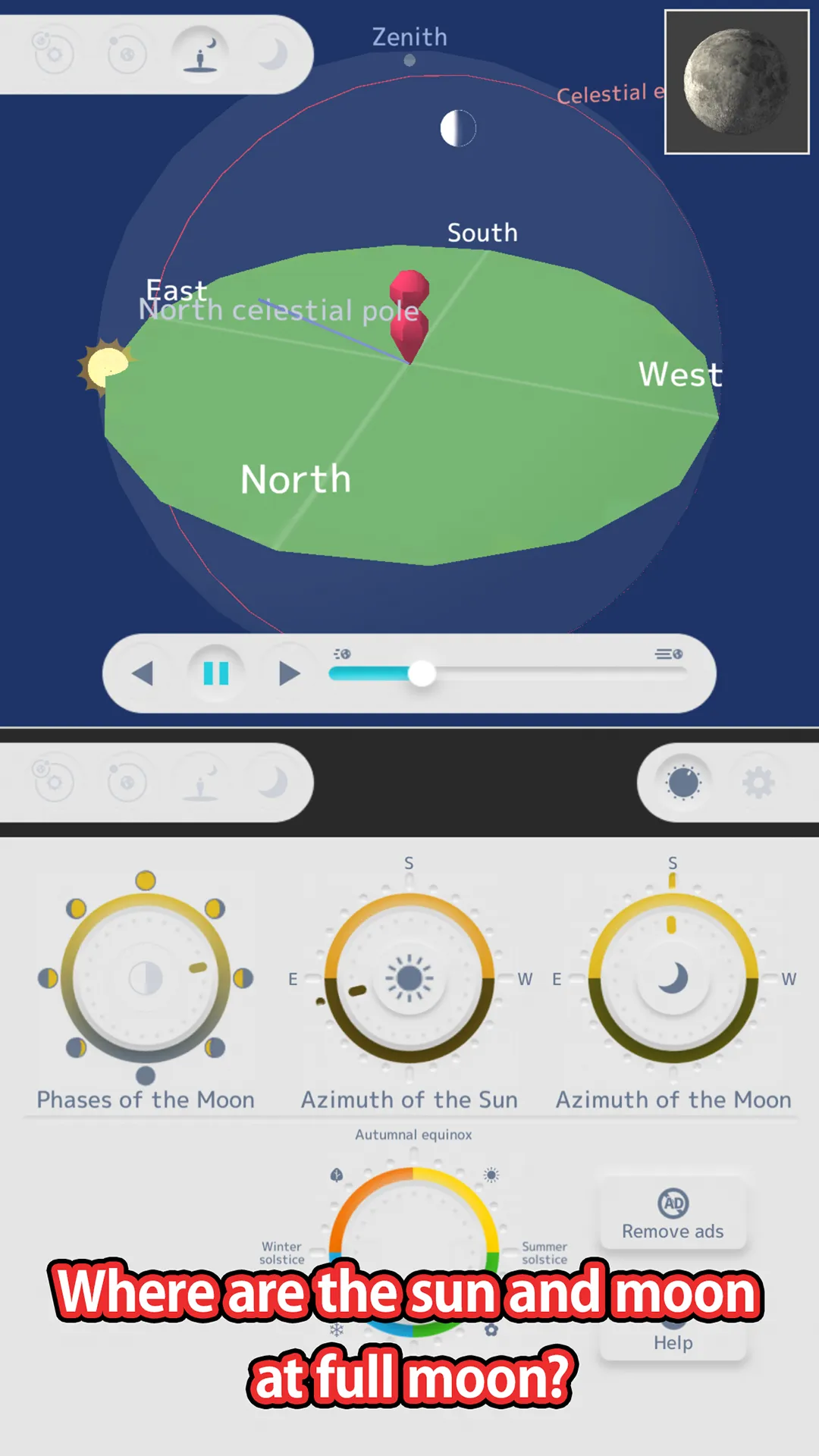 Moon phases assist | Indus Appstore | Screenshot