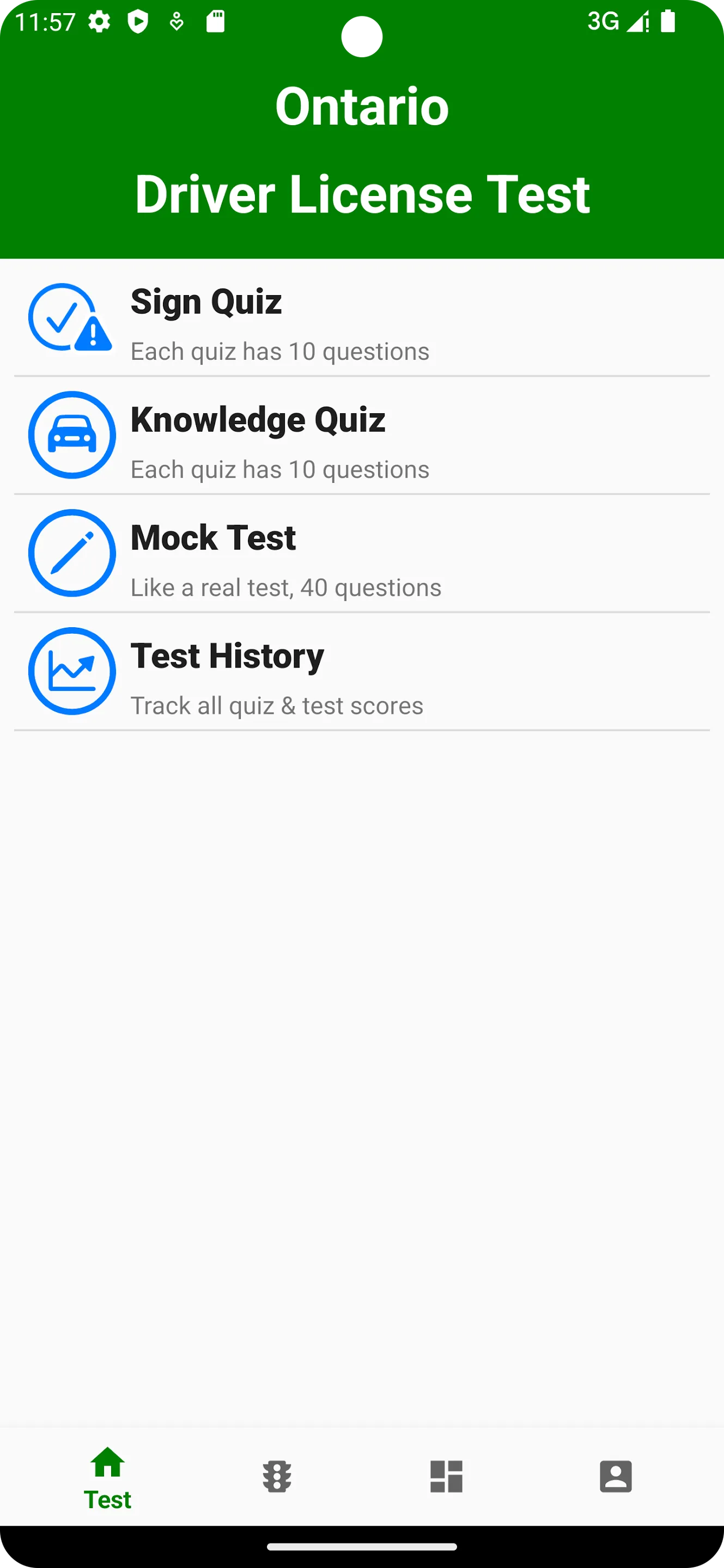 Ontario G1 Driving Test | Indus Appstore | Screenshot