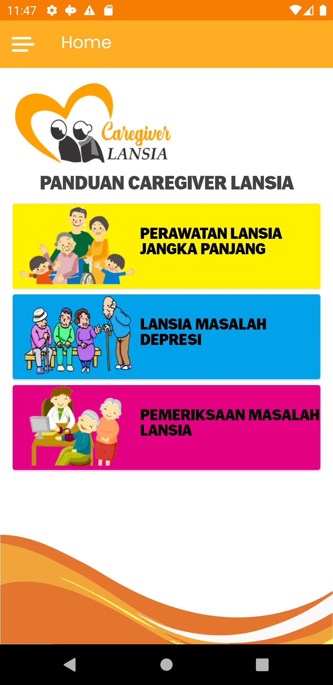 Care Giver Lansia | Indus Appstore | Screenshot