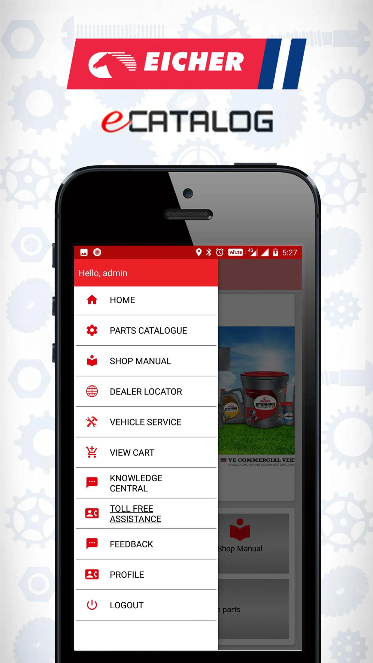 Eicher eCATALOG | Indus Appstore | Screenshot