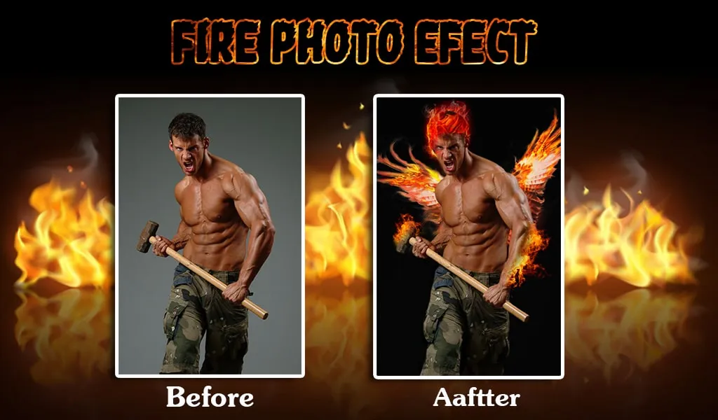 Fire Photo Editor, Fire Effect | Indus Appstore | Screenshot