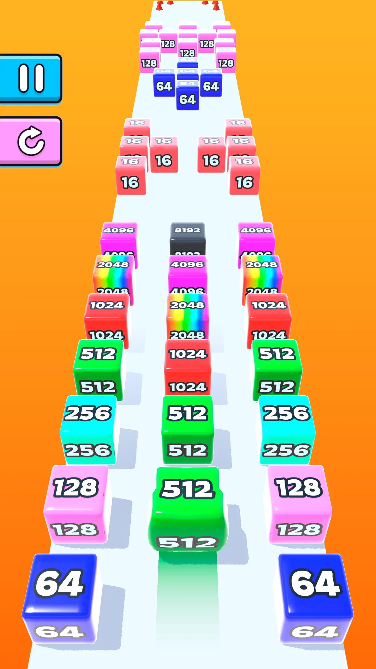 Jelly Run 2048 | Indus Appstore | Screenshot