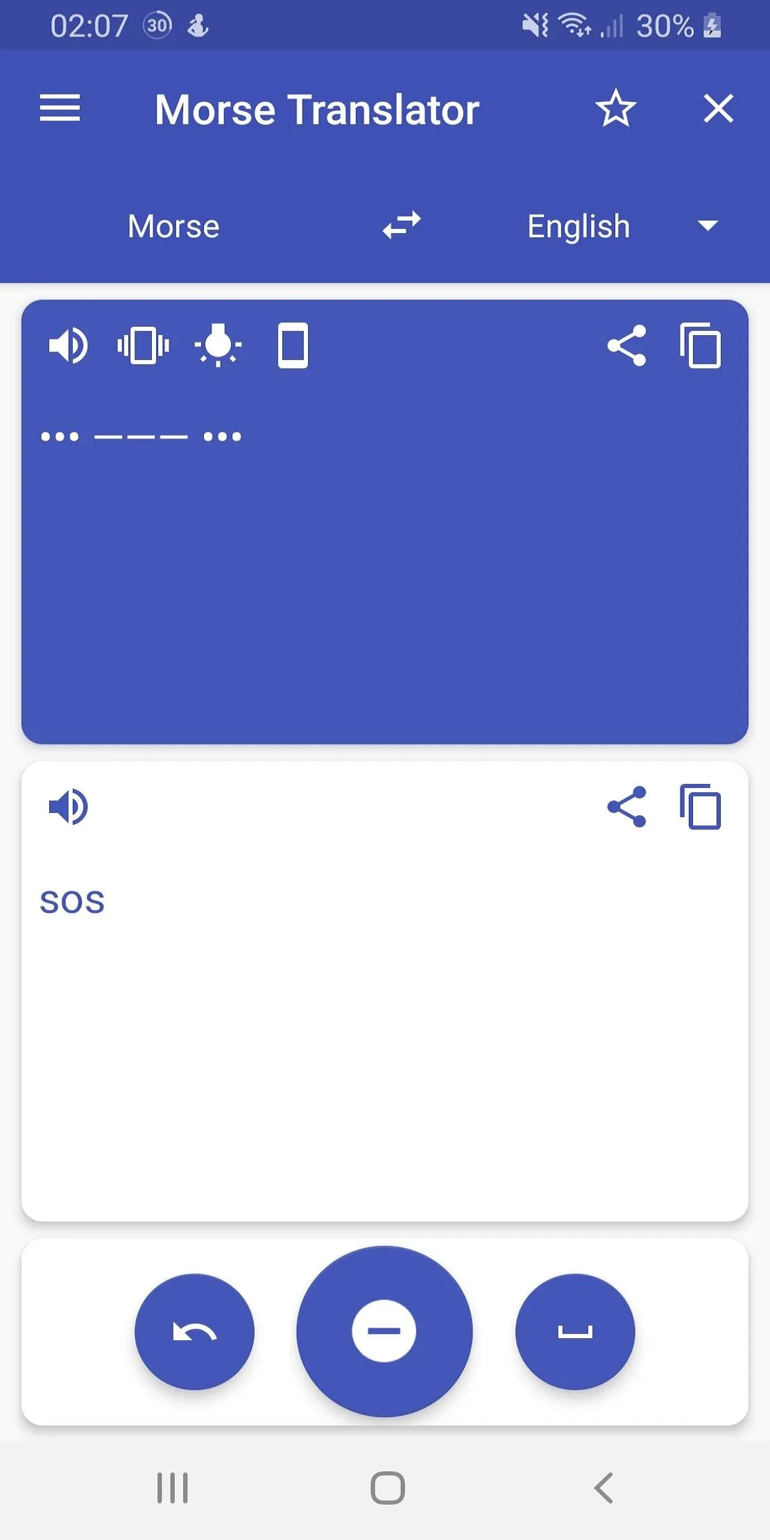 Morse translator | Indus Appstore | Screenshot