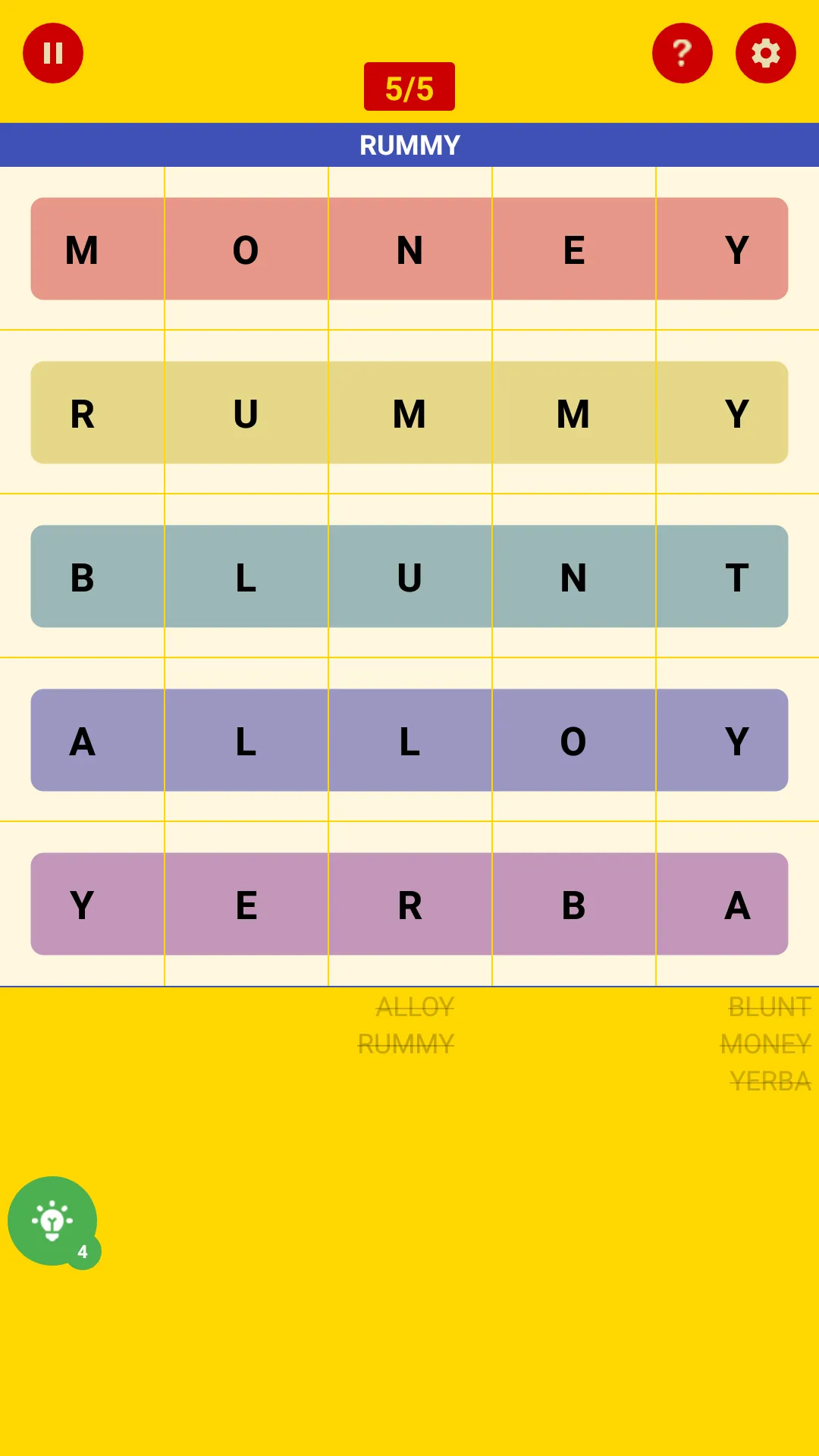 Crossword | Learn the words | Indus Appstore | Screenshot