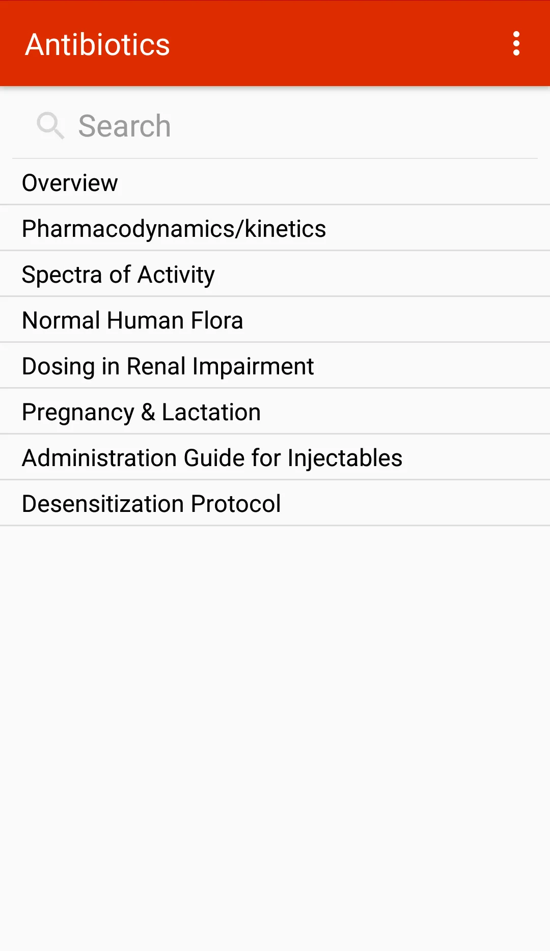 Antibiotics EZ | Indus Appstore | Screenshot