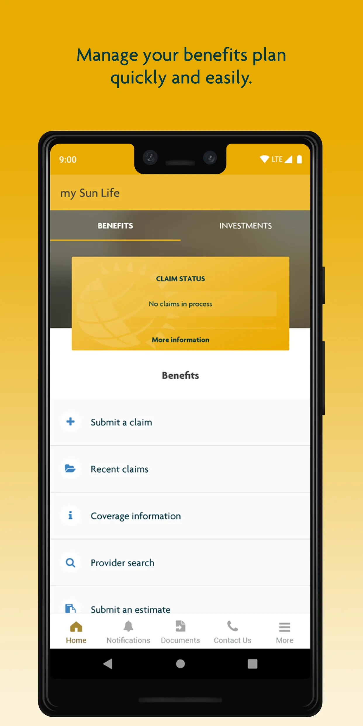 my Sun Life (CA) | Indus Appstore | Screenshot