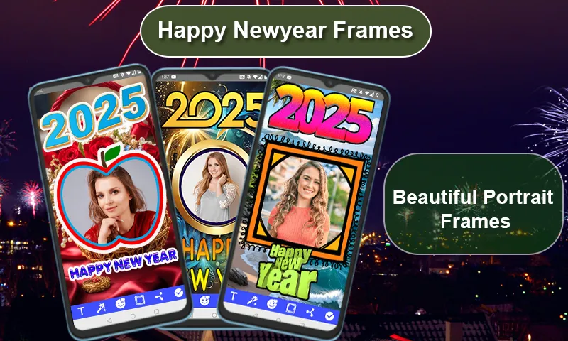 Happy Newyear Photo Frames | Indus Appstore | Screenshot