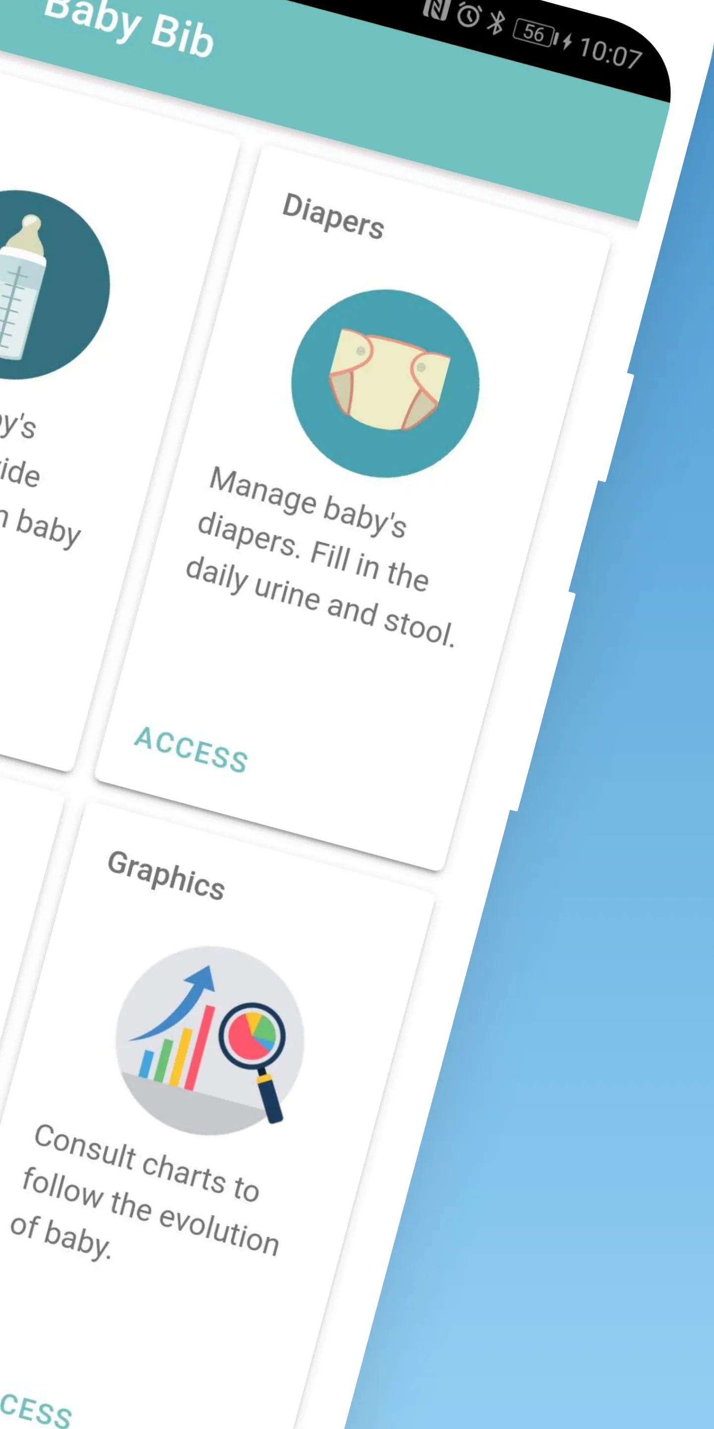 Baby bottle manager : Baby'bib | Indus Appstore | Screenshot