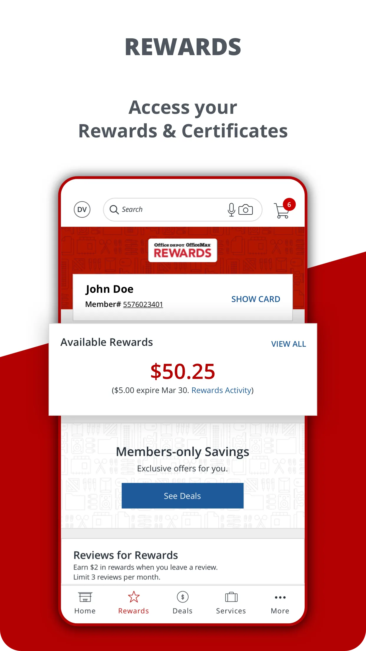 Office Depot®- Rewards & Deals | Indus Appstore | Screenshot