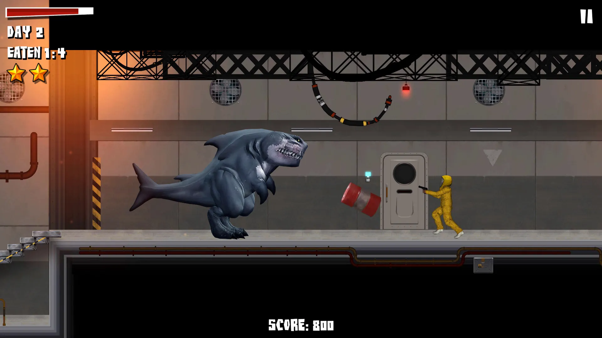 Sharkosaurus Rampage | Indus Appstore | Screenshot