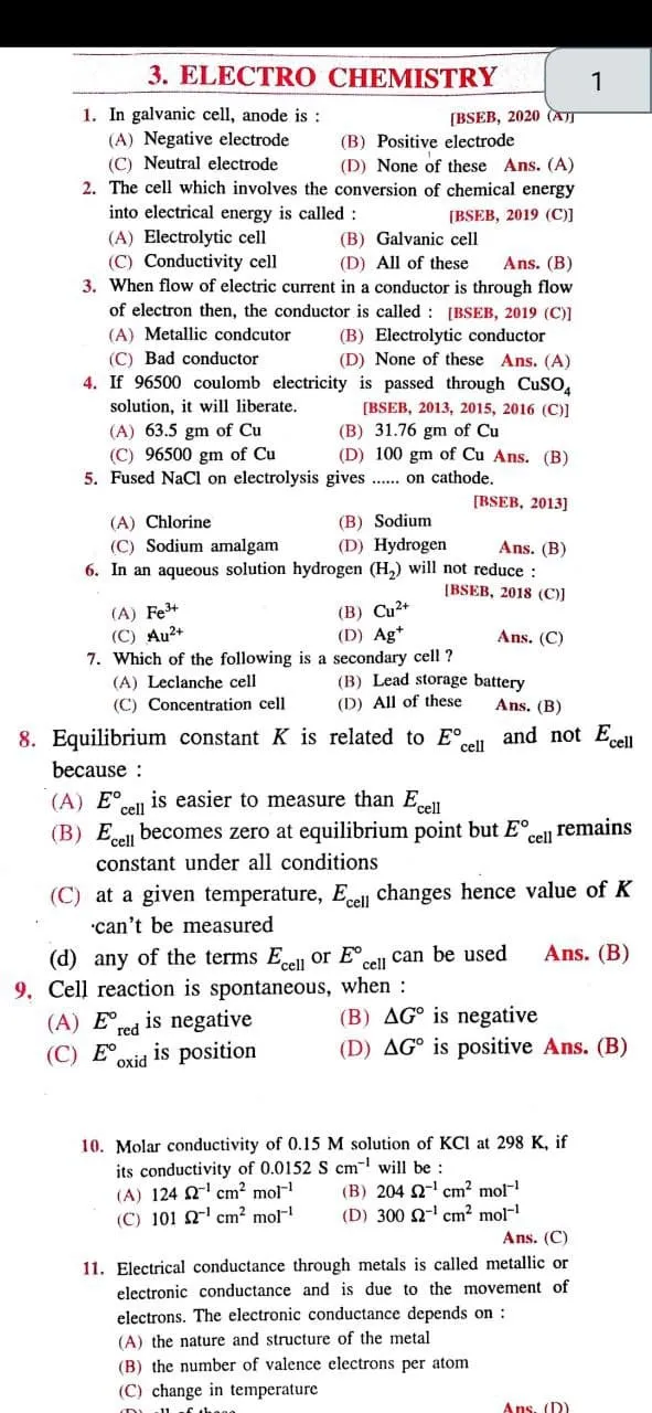 Class 12 Chemistry Objectives | Indus Appstore | Screenshot