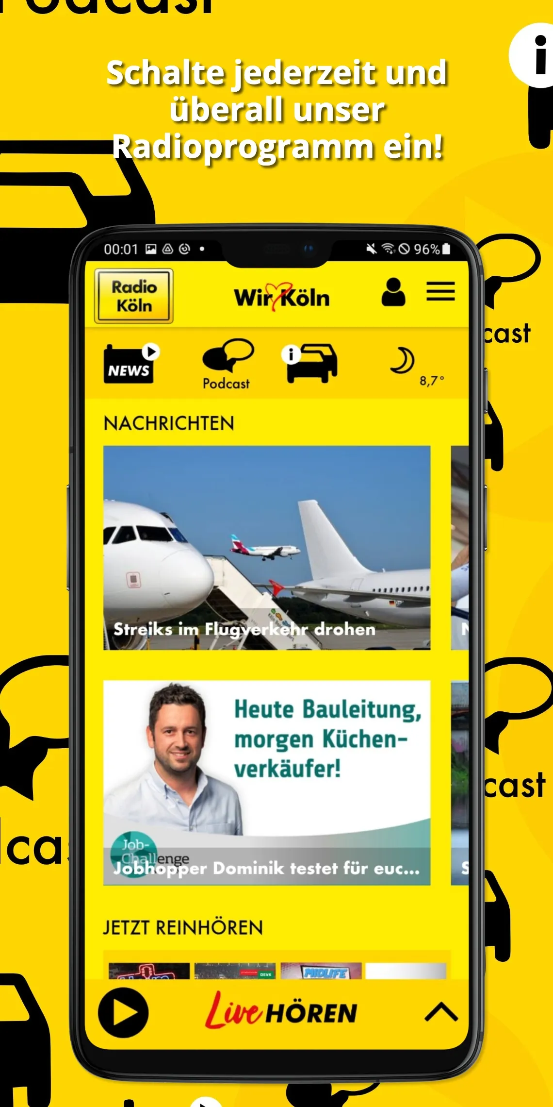 Radio Köln | Indus Appstore | Screenshot