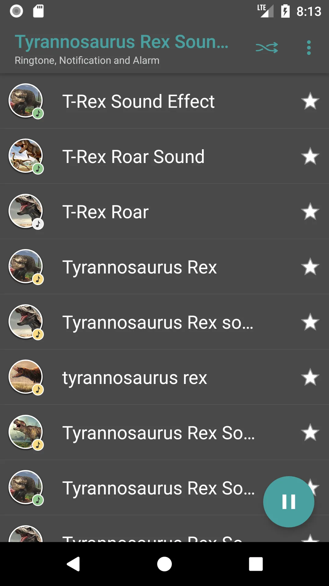 Dinosaur Sounds | Indus Appstore | Screenshot