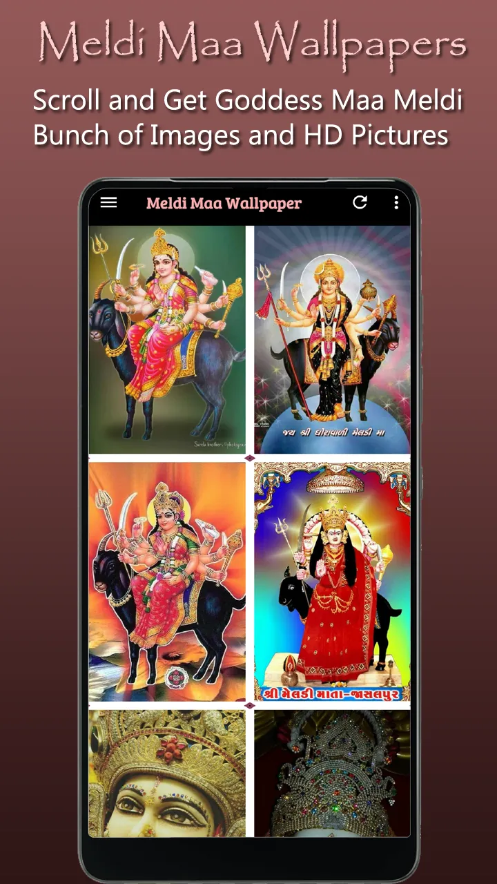 Meldi Maa Wallpaper HD, Mata | Indus Appstore | Screenshot