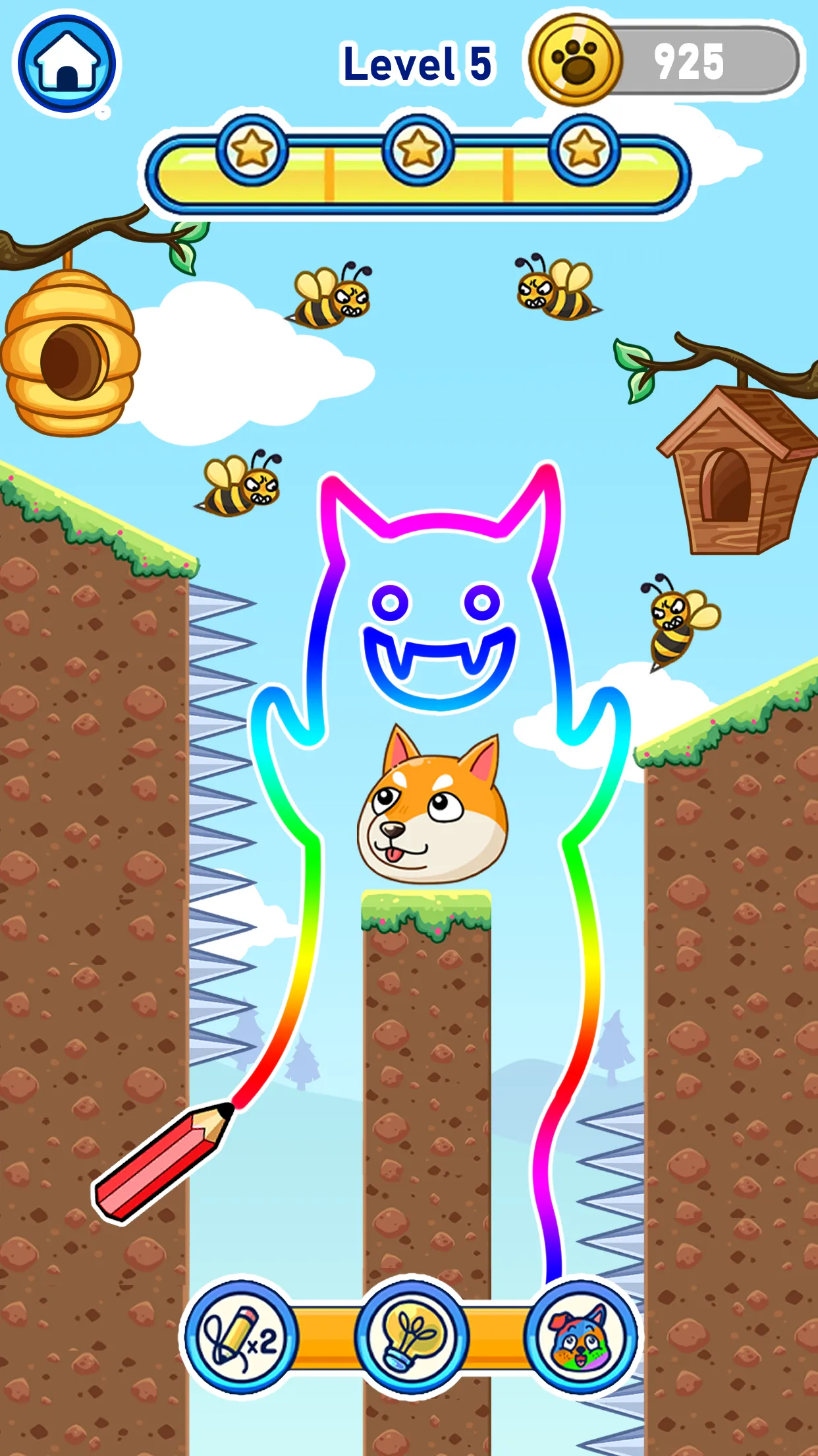 Save Dog from Bad Bees | Indus Appstore | Screenshot