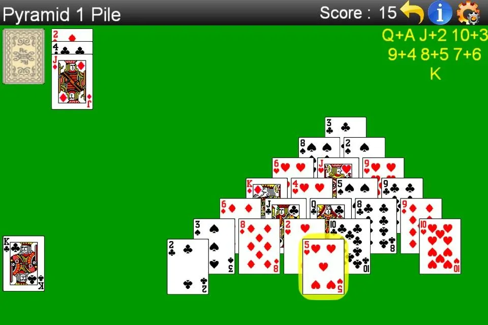 Pyramid Solitaire | Indus Appstore | Screenshot